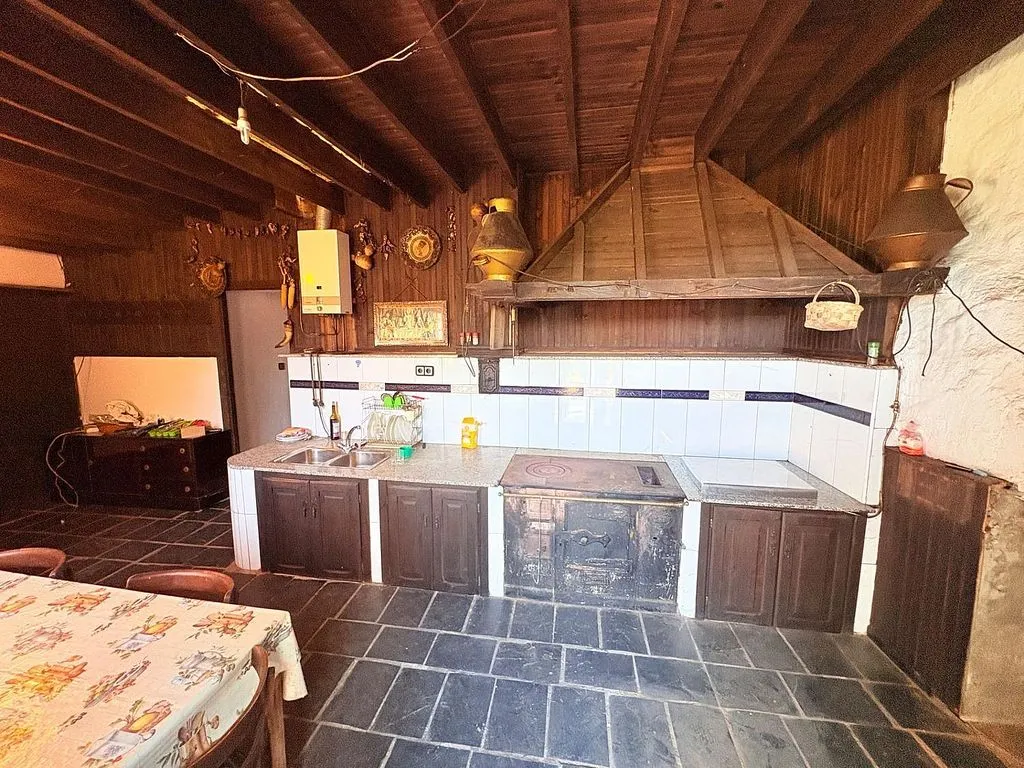 Köök - Chalet with Terrace in Arganza