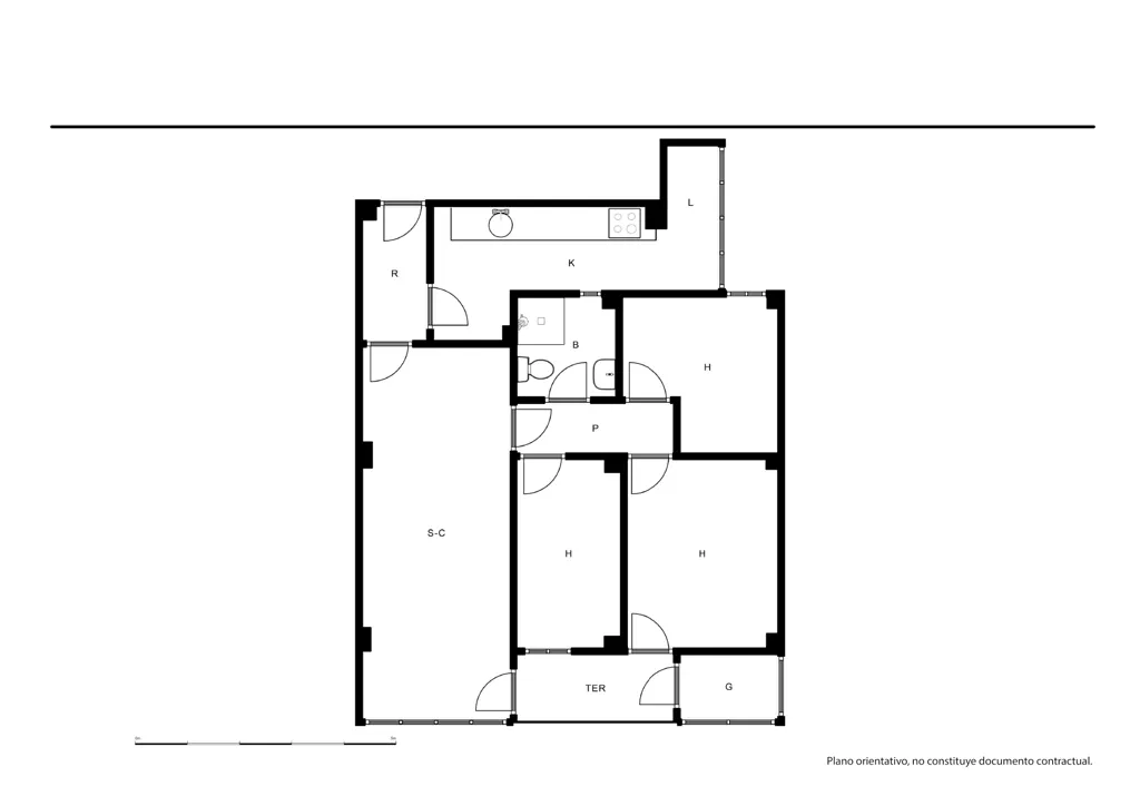 Plan - Fully Renovated Flat with Metro Access in Fuenlabrada