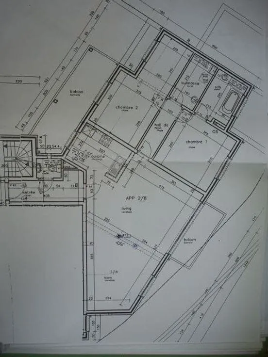Planimetria - Flat with Terraces in Genappe