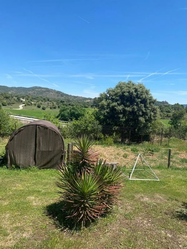 Jardin - Rustic Finca with Pool and Terrace in Durón