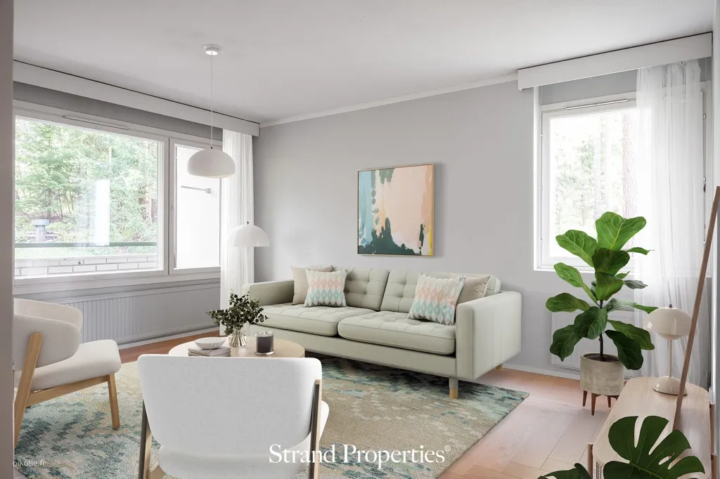 Séjour - Modern Apartment with Balcony in Kaarina Centre