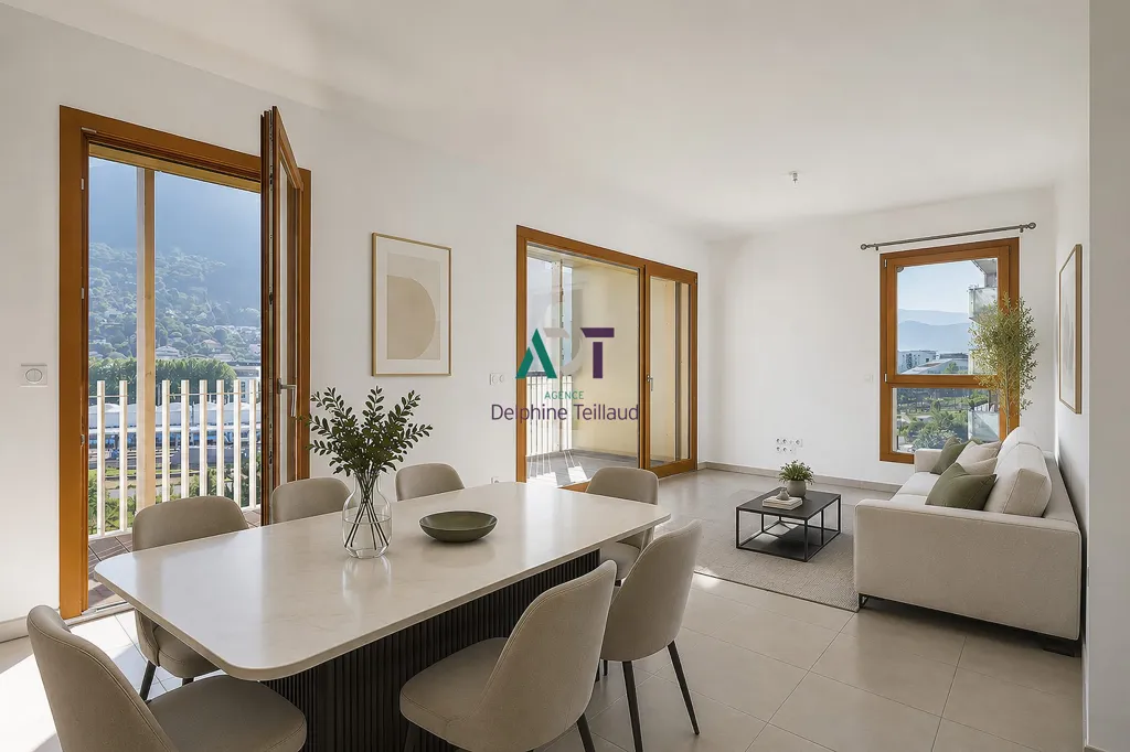 Séjour - Appartement avec terrasse à Grenoble