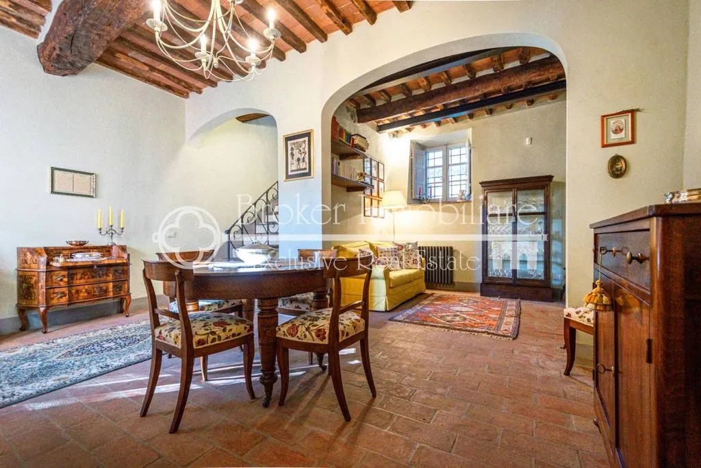 Dining Room - Rustic Villa with Olive Grove in Massarosa