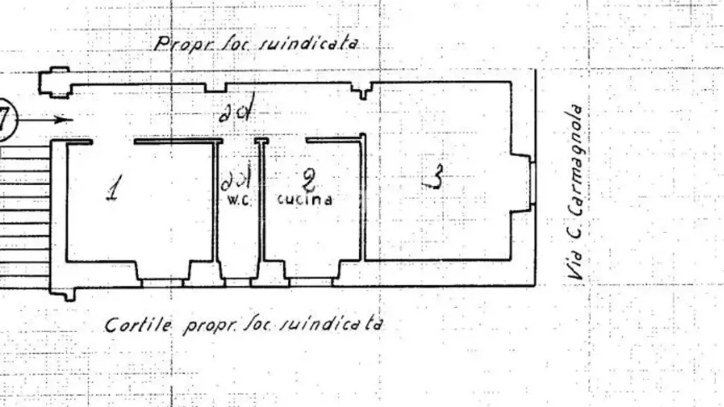 Planimetria - Duplex with Double Aspect in Pigneto, Rome