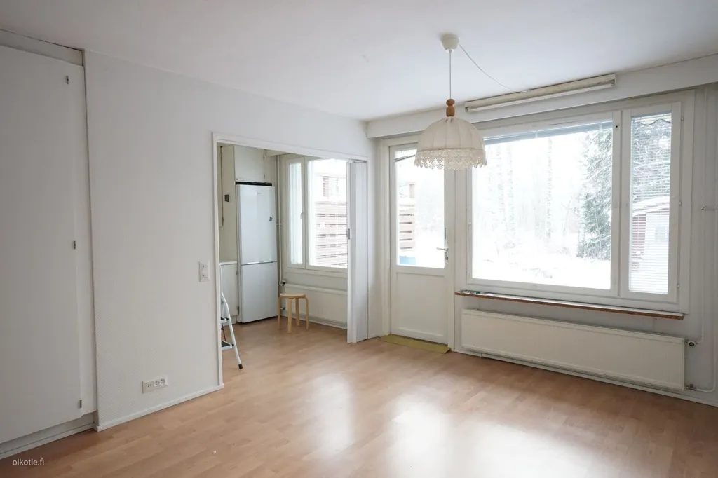 Séjour - Sauna-equipped Flat with Garden in Savonlinna