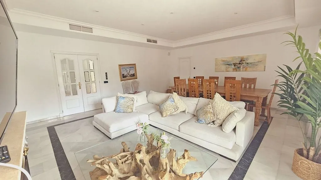 Living Room - Andalusian Villa with Pool in Sotogrande