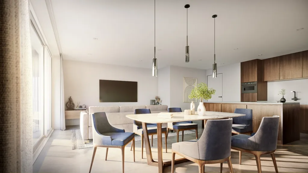 Söögituba - Newly Built Apartment with Terrace in Harelbeke
