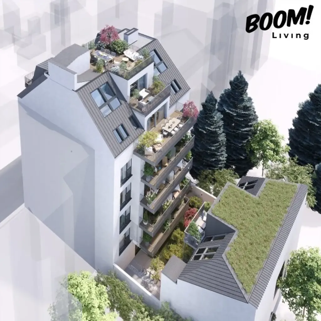 Õhuvaade - Modern 2-Bedroom Apartment with Balcony in Floridsdorf