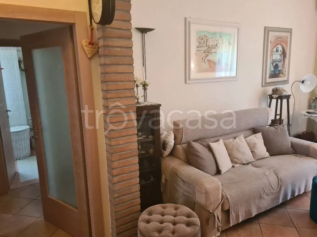Living Room - Rustic Apartment with Balcony near Ravenna Coast