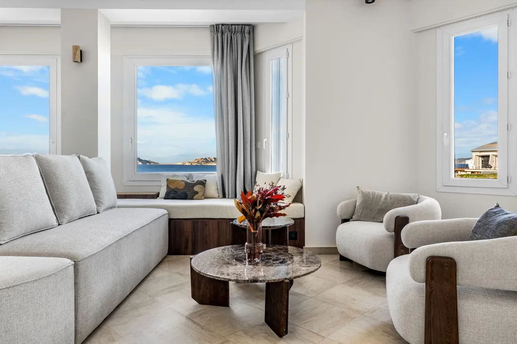 Séjour - Appartement Luxe avec Vue Mer à Marseille 7