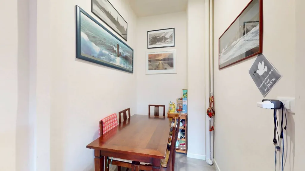 Salle à manger - Trilocale with Balcony in Turin