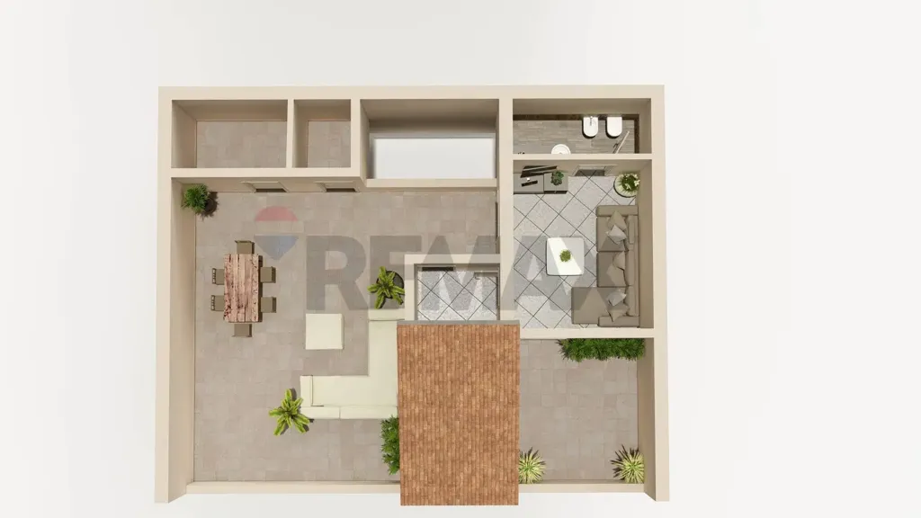 Plan - Independent House with Terraces in Noto