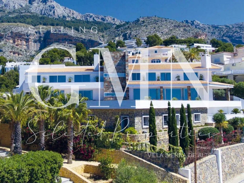 Exterior - Luxury Villa with Sea View in Altea