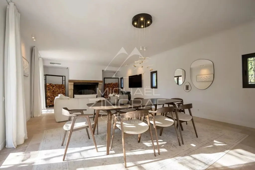 Söögituba - Renovated Villa with Pool near Valbonne