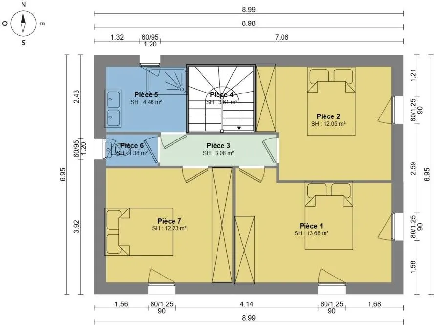 Plan - Maison à Construire avec Jardin à Anneyron