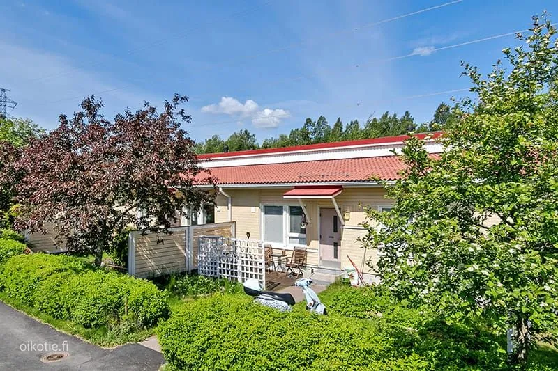 Õhuvaade - Terraced House with Private Sauna in Ilola, Vantaa