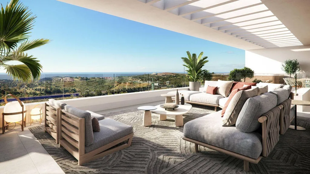 Terrasse - Luxury Apartment with Pool in Casares