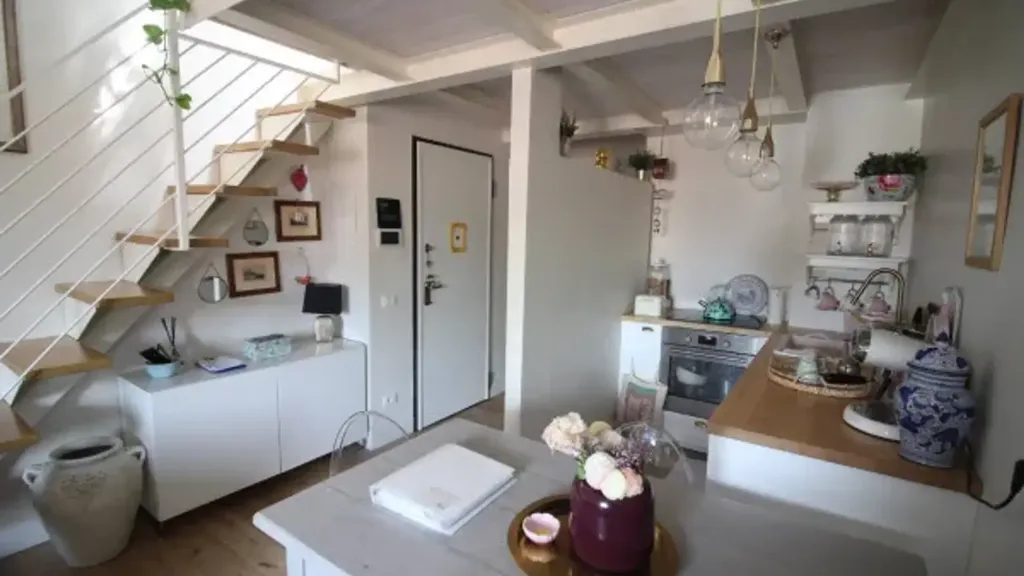 Cucina - Restored Apartment with Private Garden in Empoli
