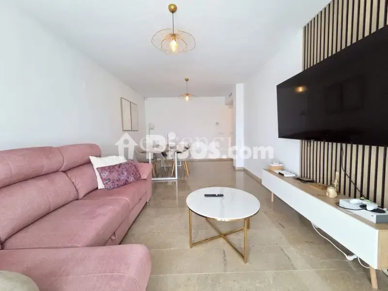 Séjour - Semi-New Flat with Balcony in Beniarjó