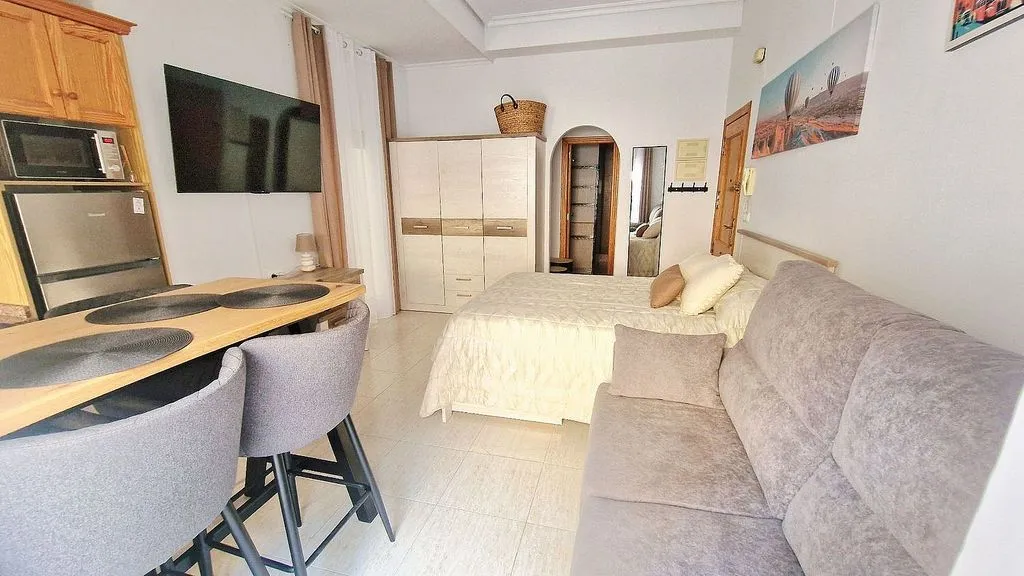 Cucina - Studio with Pool in Torrevieja Centre