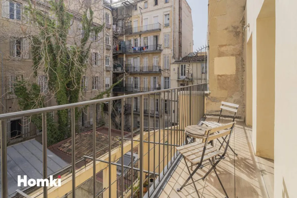 Balcony - Duplex Apartment with South Terrace in Marseille