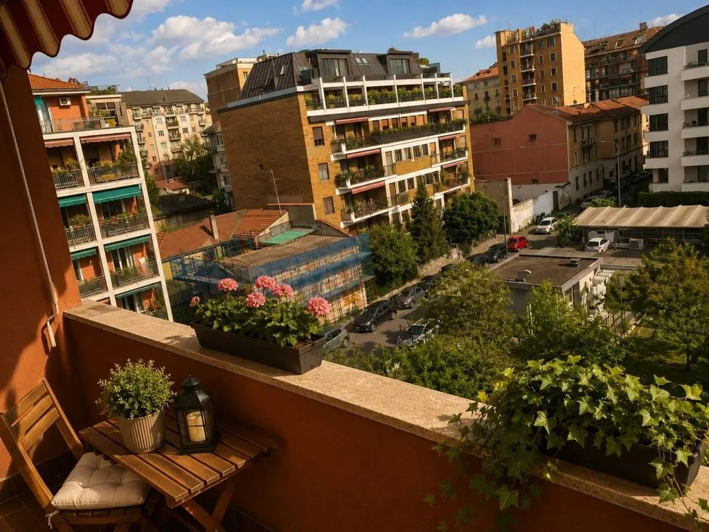 Balcon - Luxury Penthouse with Terraces in Milan