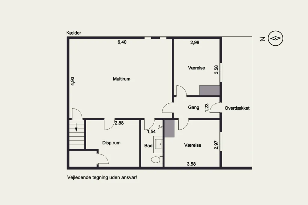 Plan - Maison 5 pièces à Børkop