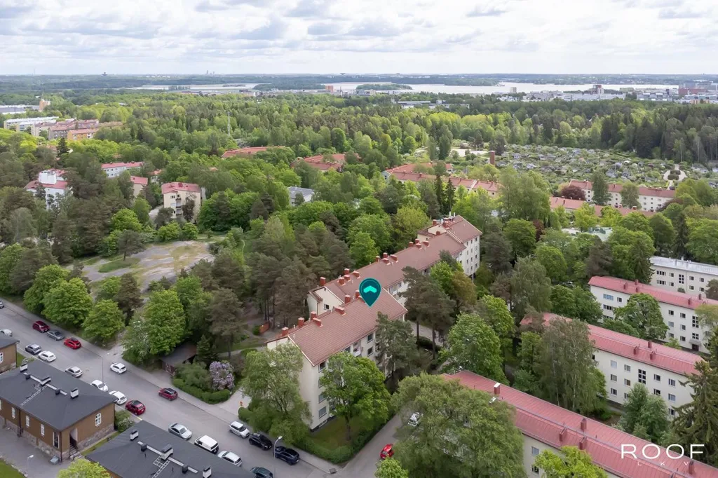 Õhuvaade - Triplex with Balcony in Helsinki Olympiakylä
