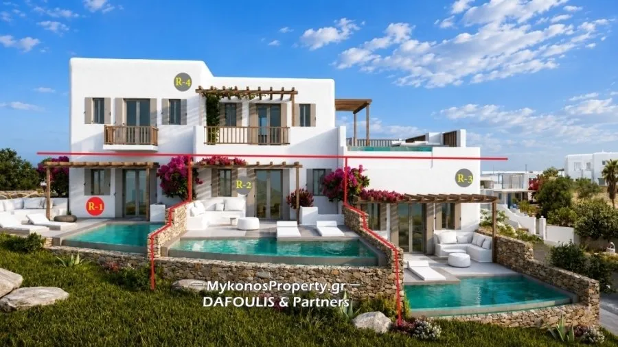 Bassein - Maisonette with Pool in Mykonos