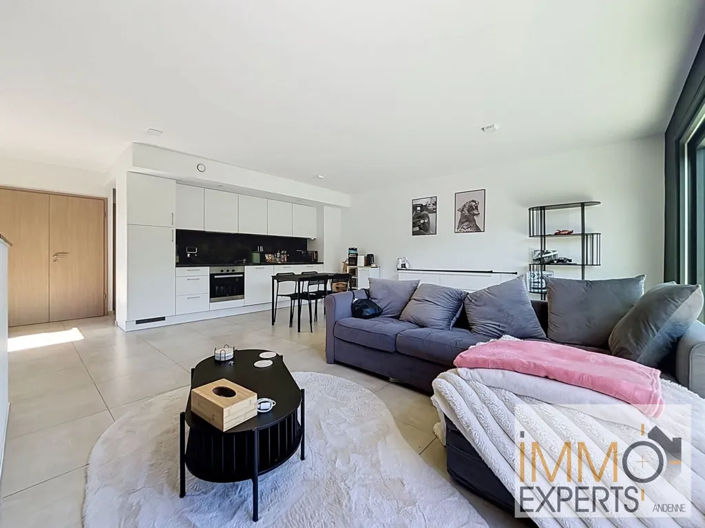Soggiorno - Spacious Apartment with Terrace in Andenne