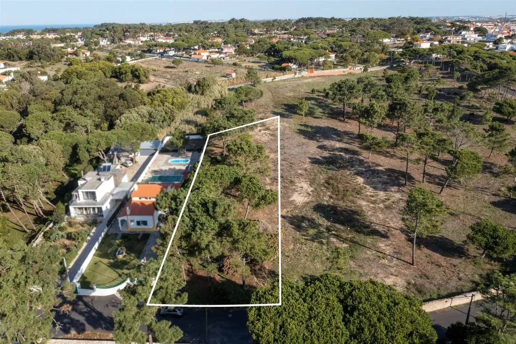 Vue aérienne - Approved Plot for Residence in Magoito, Sintra