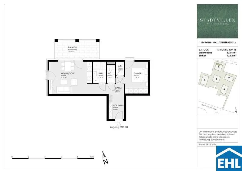 Planimetria - City Villas with Green Setting in Vienna