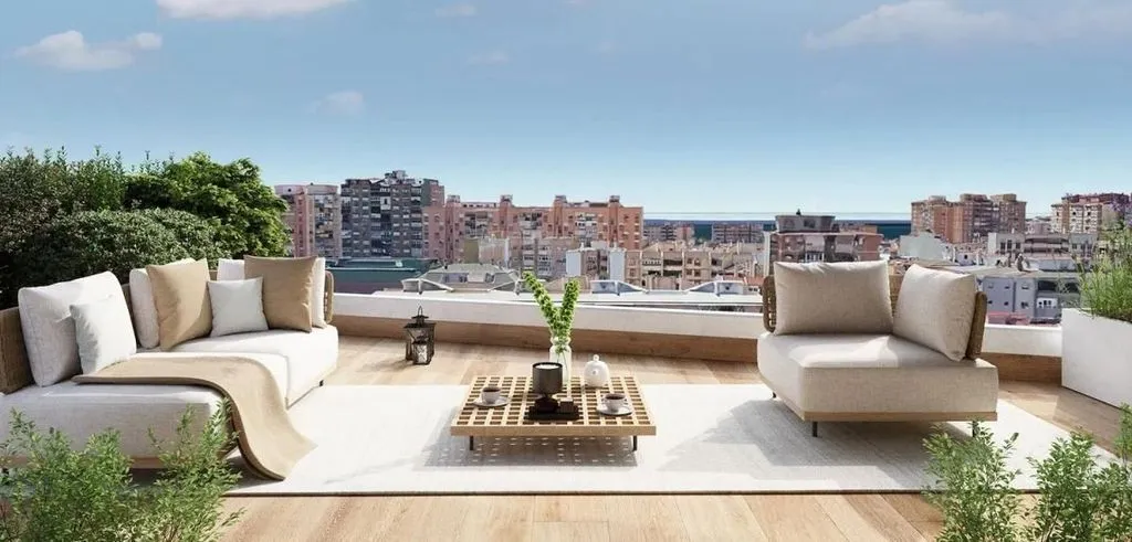 Terrasse - Luxury Flat with Pool in Málaga