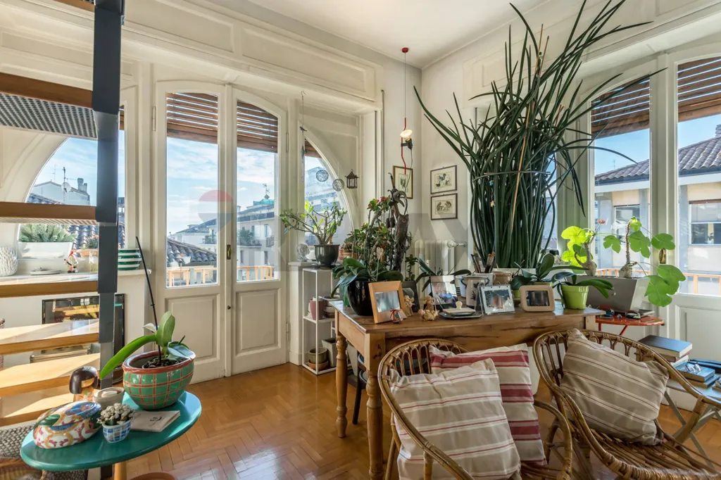 Soggiorno - Penthouse with Terrace in Bergamo Central