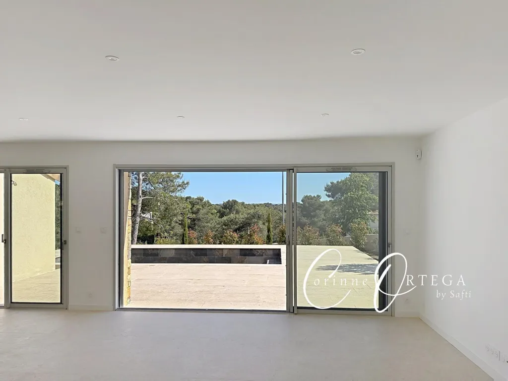 Séjour - Villa Contemporaine avec Piscine au Carreau de Lanes