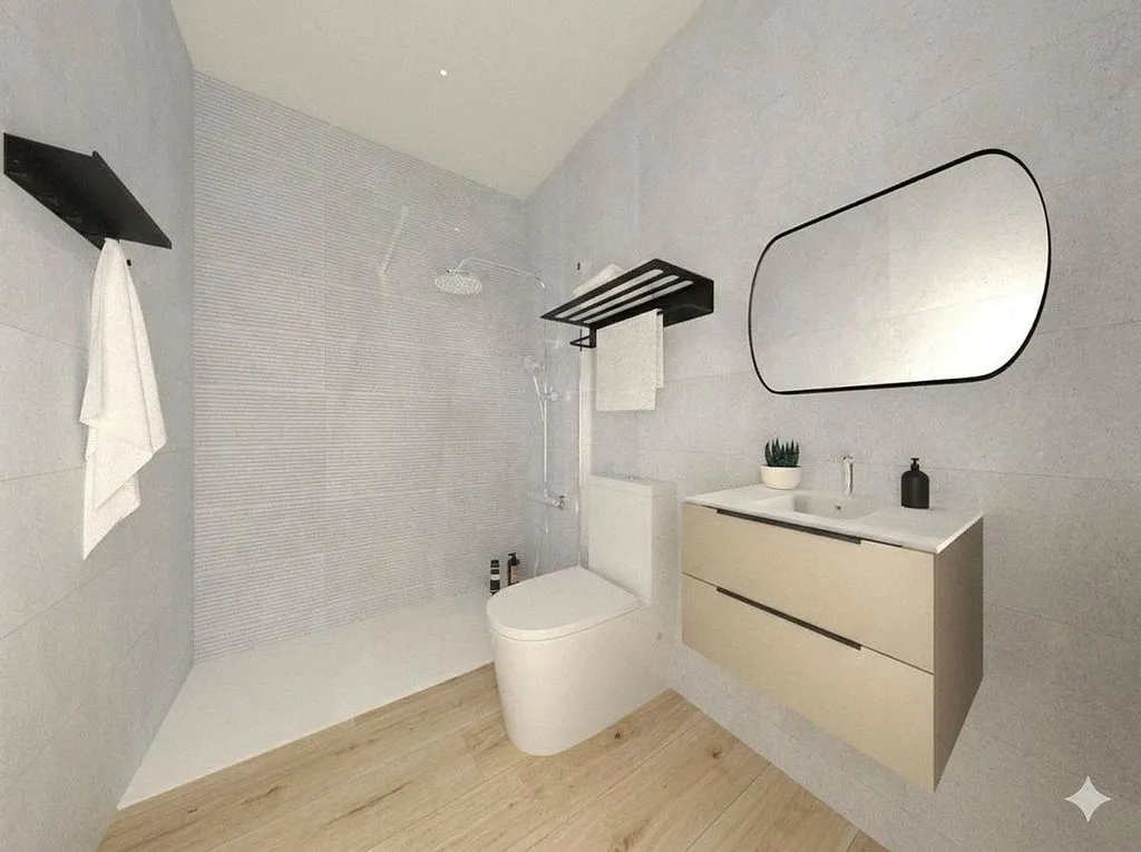 Salles de bain - New Flat with Lift in Cabanyal, Valencia