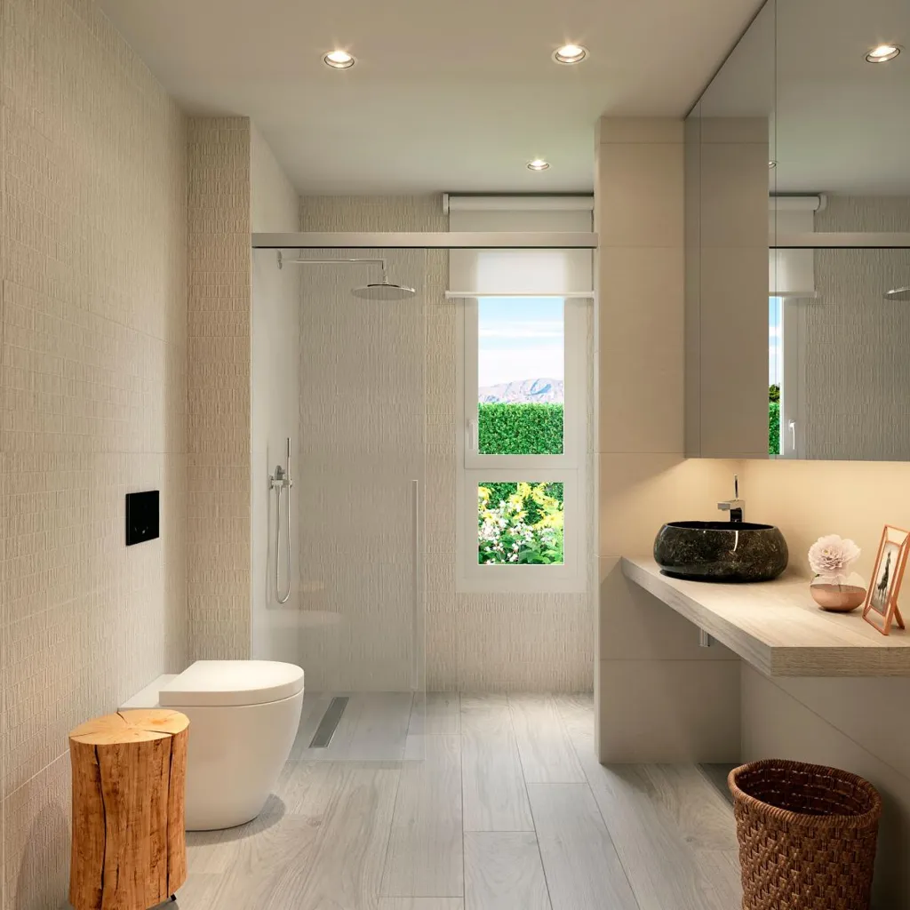 Salles de bain - Terraced Villa with Pool in Algorfa