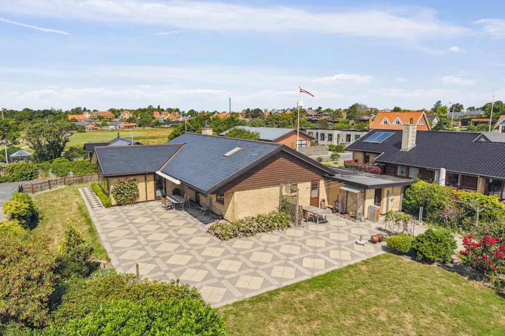 Vue aérienne - Fenced Villa with Garden in Korsør