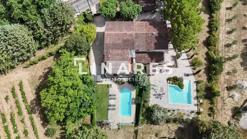 Vista aerea - Divided Villa with Pool in Le Tholonet