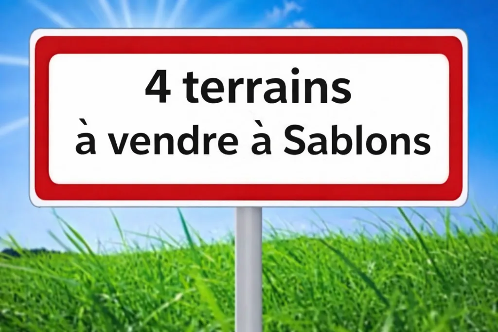 Aed - Constructible Land with Good Access in Sablons