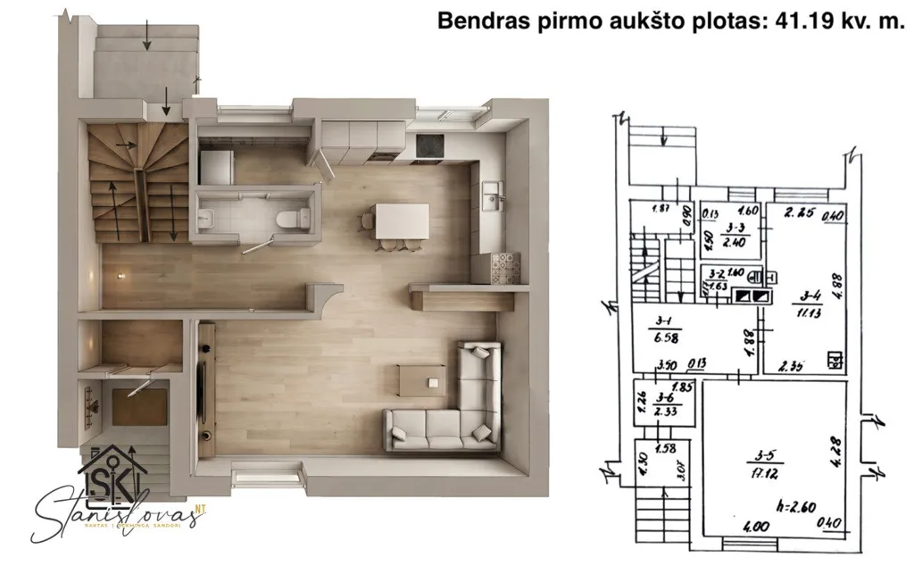 4-toaline korter asukohas Upyna