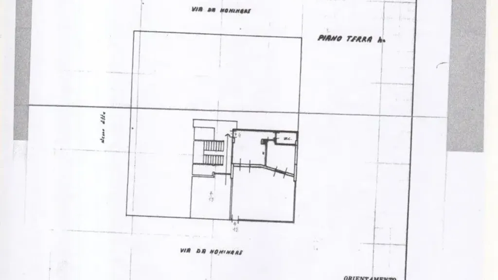 Plan - Armed Bilocale with Terrace in Pollina