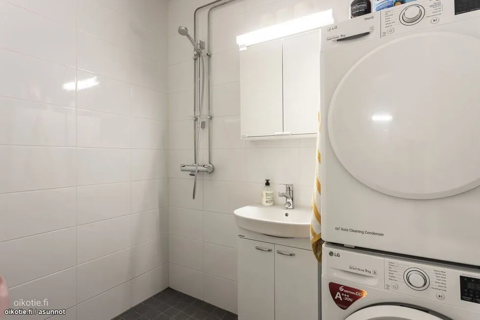 Utility Room - Spacious Apartment with Balcony in Vantaa