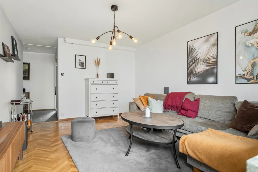 Séjour - Spacious Two-Bedroom with Balcony in Göteborg