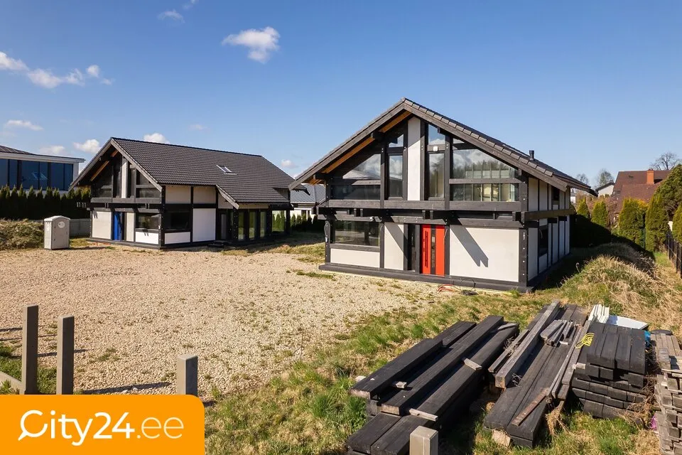 Exterior - Energy-Efficient Apartment with Garden in Mārupe
