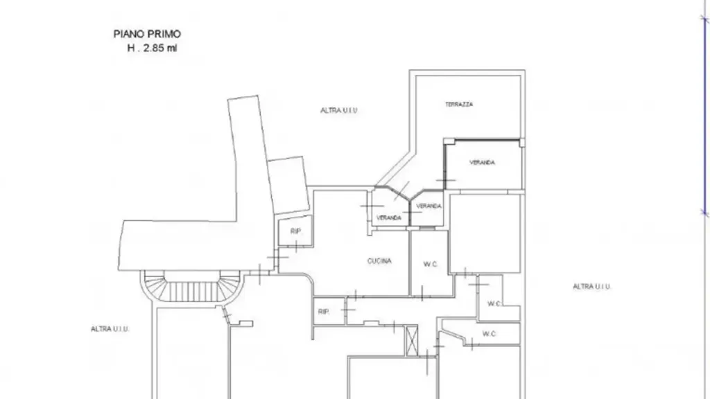 Plaan - Apartment with Terrace in Central Palermo