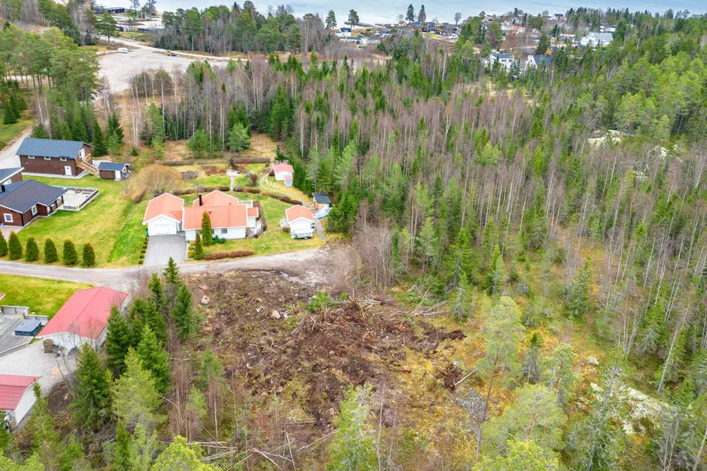 Õhuvaade - Plot with Sea View near Tranvikens Beach