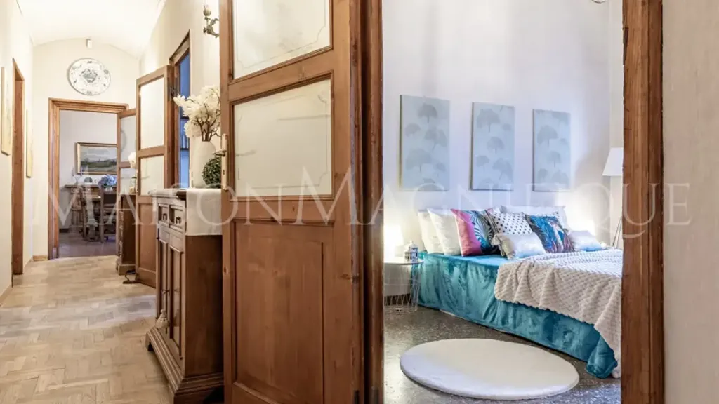 Bedrooms - Historic Apartment with Views in Bologna Centre