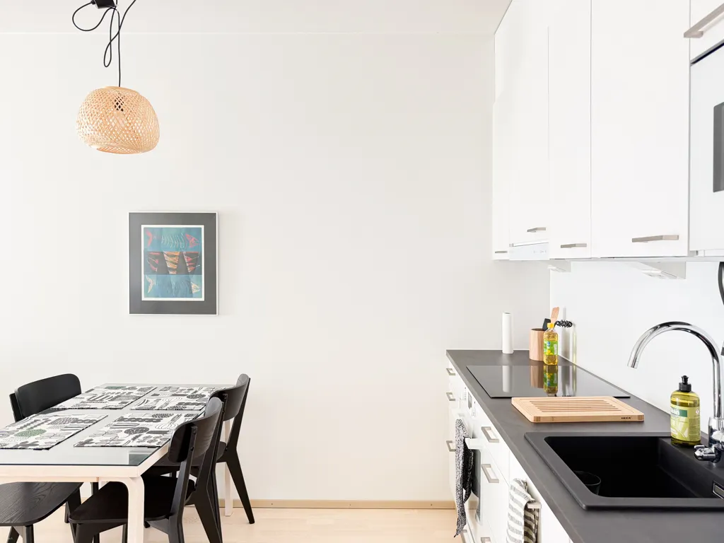 Köök - Modern Flat with Lake View in Lahti