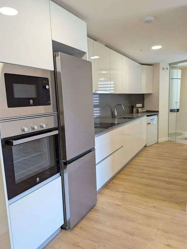 Köök - Apartment with Terrace in Las Torres